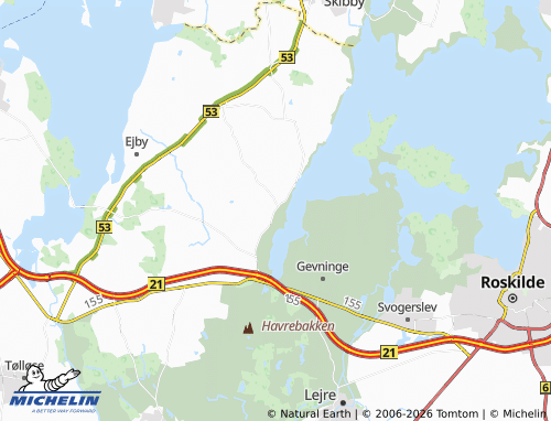 Mappa MICHELIN Lyndby - ViaMichelin