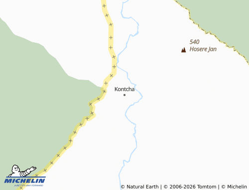 Mappa MICHELIN Kontcha - ViaMichelin