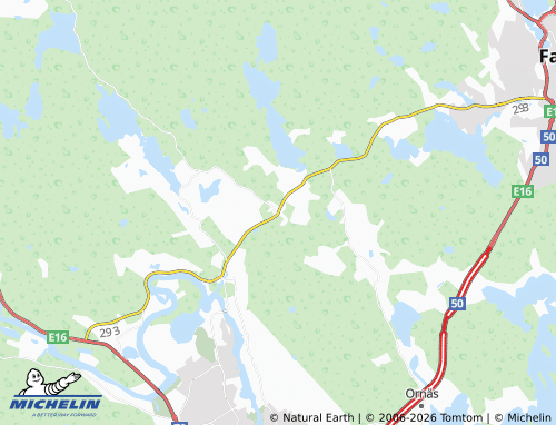 MICHELIN Smedsbo map - ViaMichelin