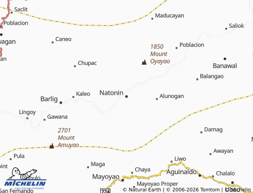 MICHELIN Natonin map - ViaMichelin