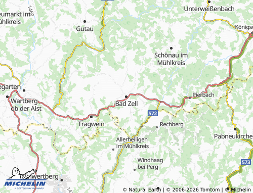 MICHELIN Bad Zell map - ViaMichelin