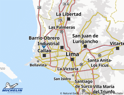 MICHELIN Barrio Obrero Industrial map - ViaMichelin