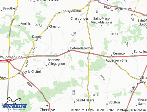 Carte MICHELIN Le Bois Artaud - ViaMichelin