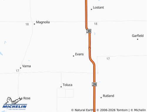 Mappa MICHELIN Evans - ViaMichelin