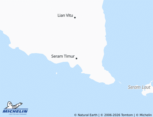 Mapa MICHELIN Seram Timur - ViaMichelin