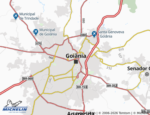 Mapa MICHELIN Setor Central - ViaMichelin