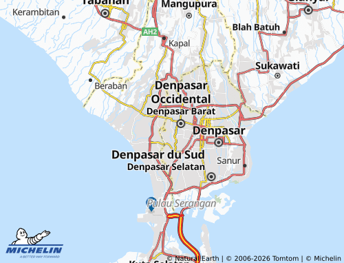 Mappa MICHELIN Padangsambian - ViaMichelin