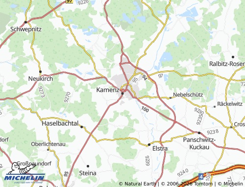 Mapa MICHELIN Kamenz - ViaMichelin