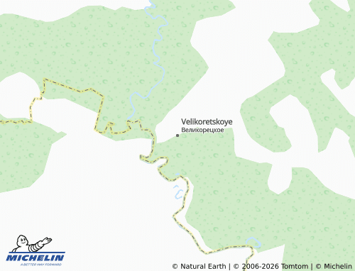 MICHELIN-Landkarte Velikoretskoye - ViaMichelin