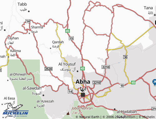 MICHELIN-Landkarte al-Shatat - ViaMichelin