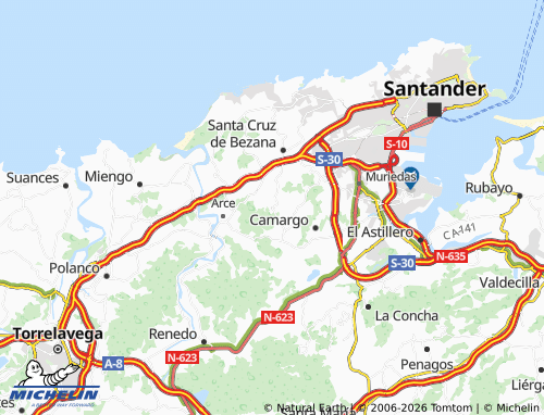 MICHELIN-Landkarte Maoño - ViaMichelin