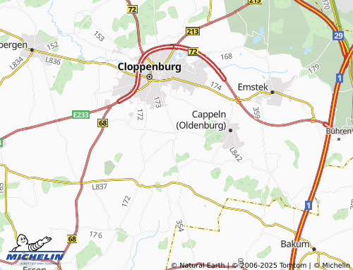 MICHELIN Sevelten map - ViaMichelin