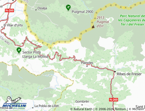 Mappa MICHELIN Dòrria - ViaMichelin