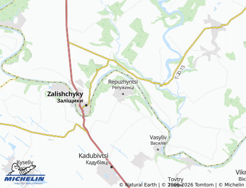 Mappa MICHELIN Repuzhyntsi - ViaMichelin