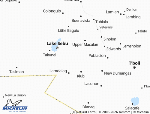 MICHELIN Lower Maculan map - ViaMichelin