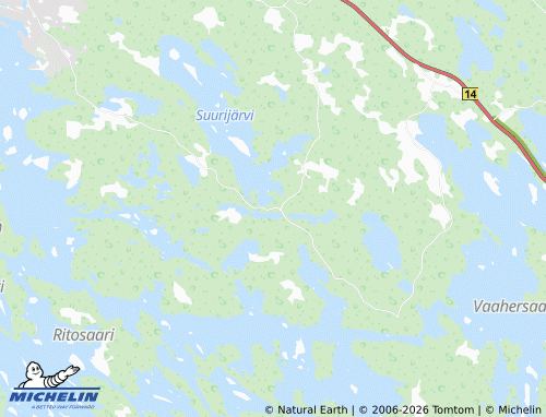 Carte MICHELIN Pitkälä - ViaMichelin