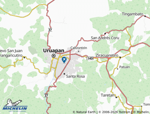 Mapa MICHELIN Rancho San Rafael - ViaMichelin