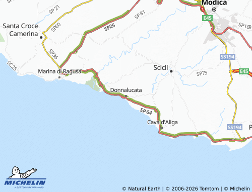 Carte MICHELIN Donnalucata - ViaMichelin