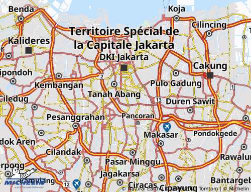MICHELIN Karet map - ViaMichelin