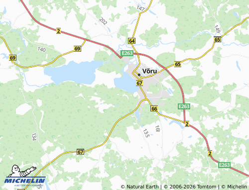 MICHELIN Võlsi map - ViaMichelin