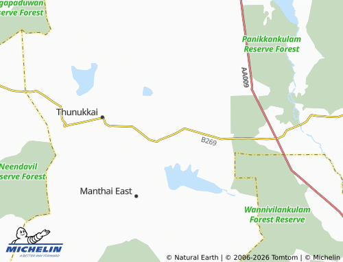 Mapa MICHELIN Oddaruththakulam - ViaMichelin