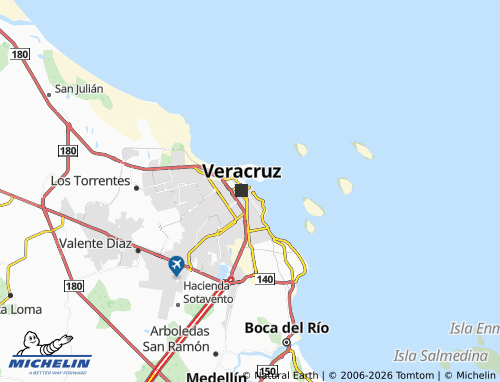 MICHELIN Faros map - ViaMichelin