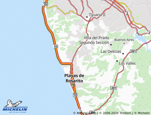 Mappa MICHELIN Benito Juárez - ViaMichelin