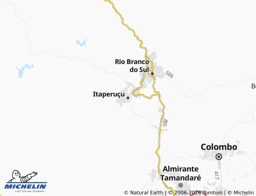 Carte MICHELIN Itaperuçu - ViaMichelin