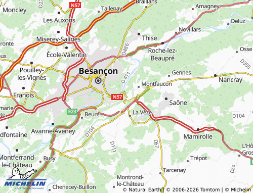 Mappa MICHELIN Morre - ViaMichelin
