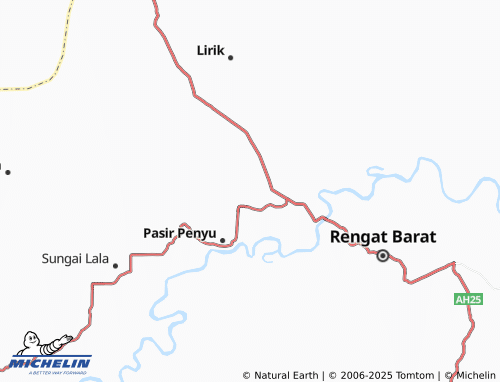MICHELIN Desa Tanah Merah map - ViaMichelin