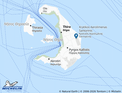 Carte MICHELIN Ormos Athinios - ViaMichelin