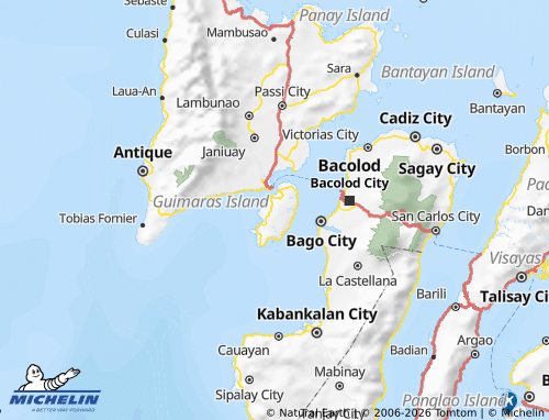 MICHELIN Guimaras map - ViaMichelin