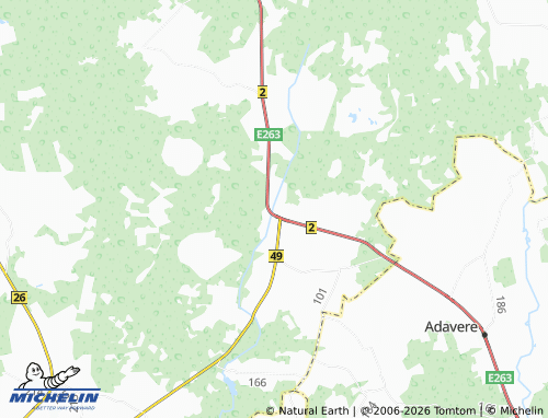 Mapa MICHELIN Järavere - ViaMichelin