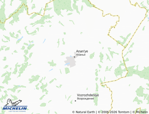 MICHELIN-Landkarte Anan'ye - ViaMichelin