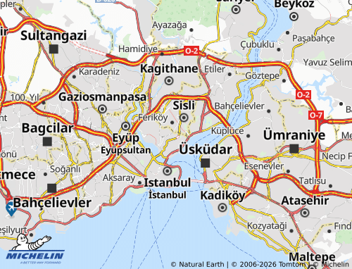 MICHELIN Kocatepe map - ViaMichelin