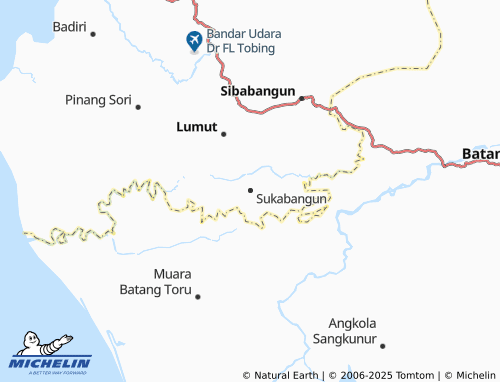 MICHELIN Sukabangun map - ViaMichelin