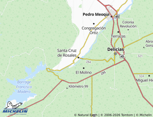 MICHELIN Rosales Centro map - ViaMichelin