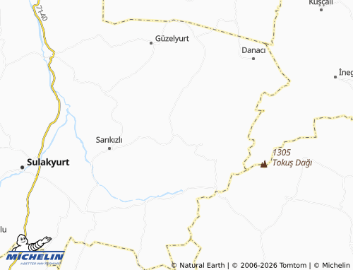 Mapa MICHELIN Yeniceli - ViaMichelin