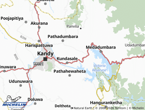 MICHELIN Dodamgolla map - ViaMichelin