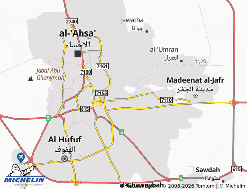 MICHELIN-Landkarte al-Luwaymi - ViaMichelin