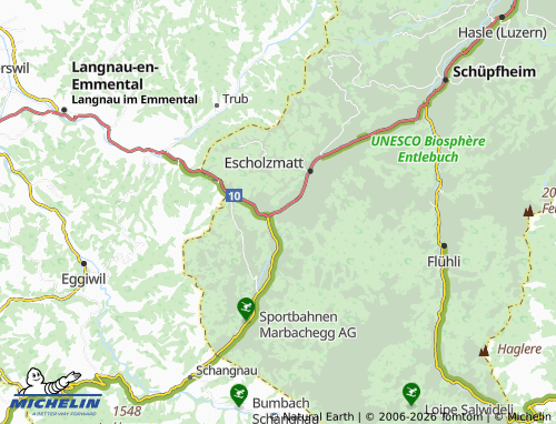 MICHELIN-Landkarte Wiggen - ViaMichelin