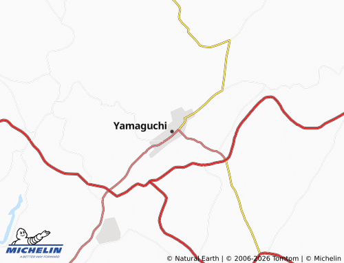 MICHELIN-Landkarte Yamaguchi - ViaMichelin