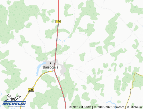 Mappa MICHELIN Pakiršinys - ViaMichelin
