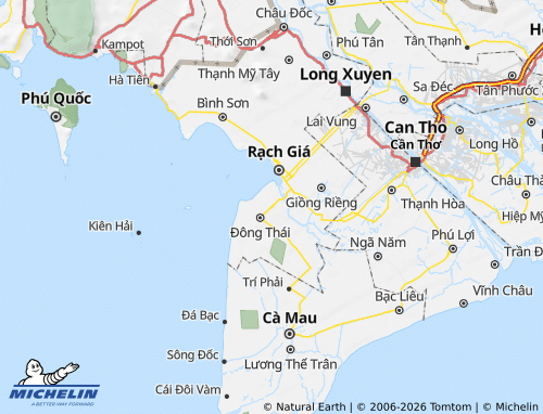 Mapa MICHELIN An Biên - ViaMichelin