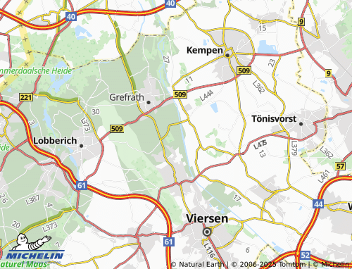 MICHELIN Brinnacker map - ViaMichelin
