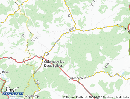 Carte MICHELIN Lamothe-en-Blaisy - ViaMichelin