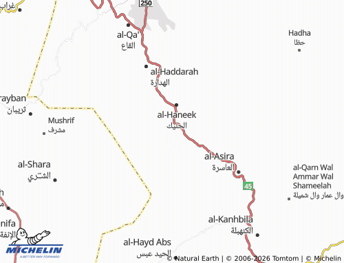 MICHELIN-Landkarte Al al-Zariya - ViaMichelin
