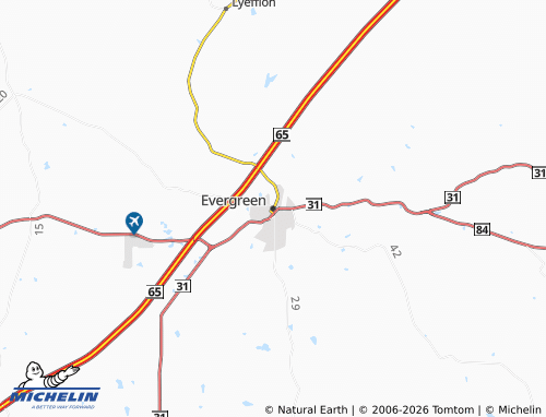 Mappa MICHELIN Evergreen - ViaMichelin