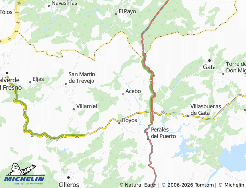 MICHELIN Acebo map - ViaMichelin