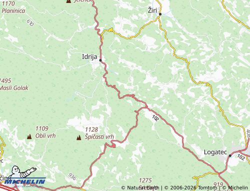 Mappa MICHELIN Jelični Vrh - ViaMichelin